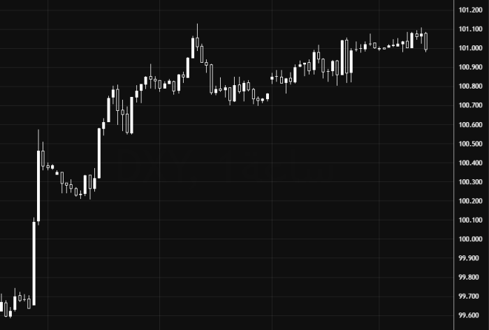 Индекс доллара продолжает восходящий импульс выше 100.70